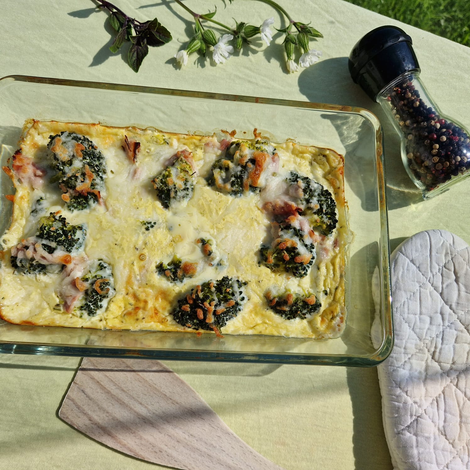 Überbackener Broccoli