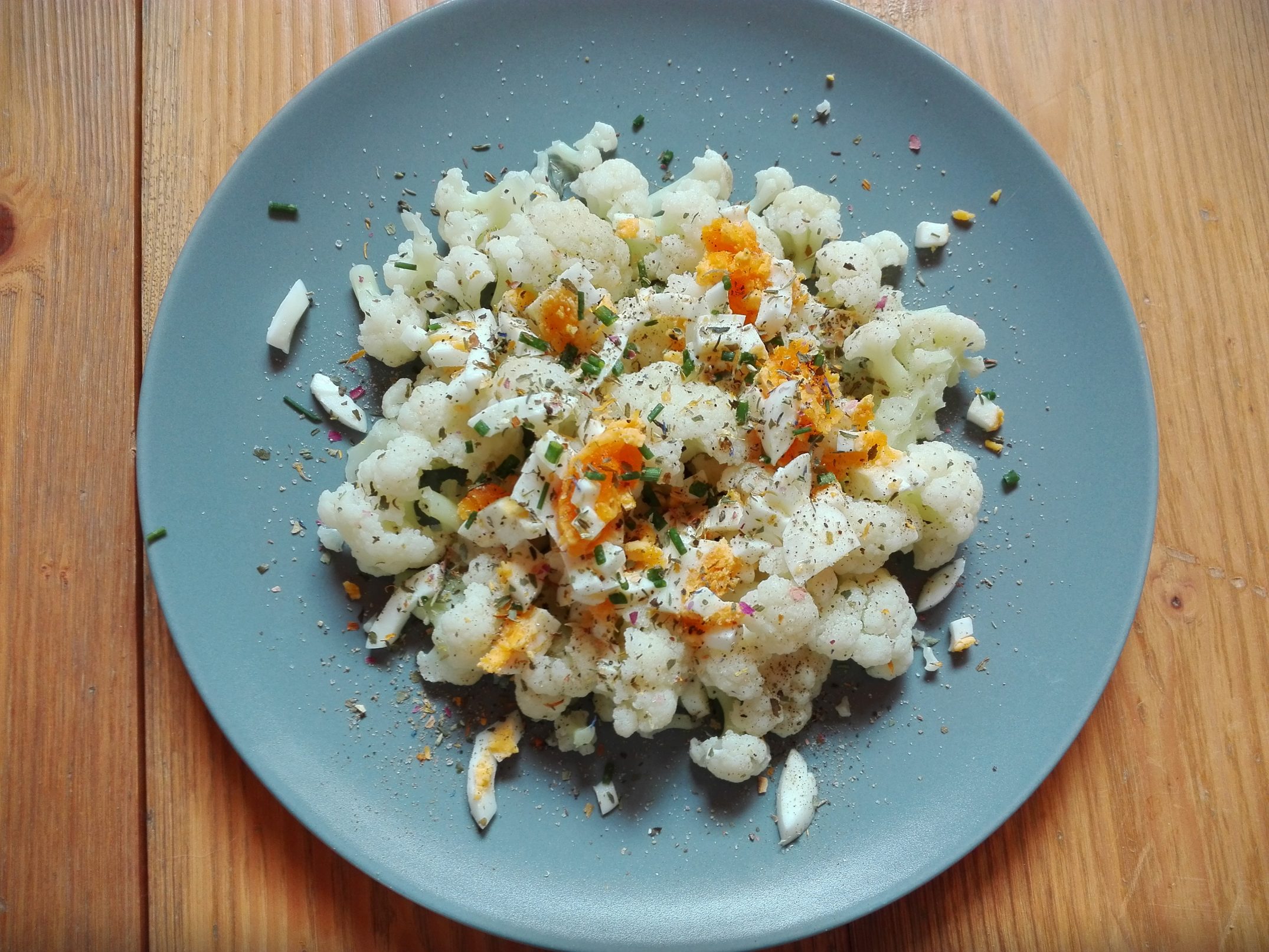 Karfiol-Eier-Salat
