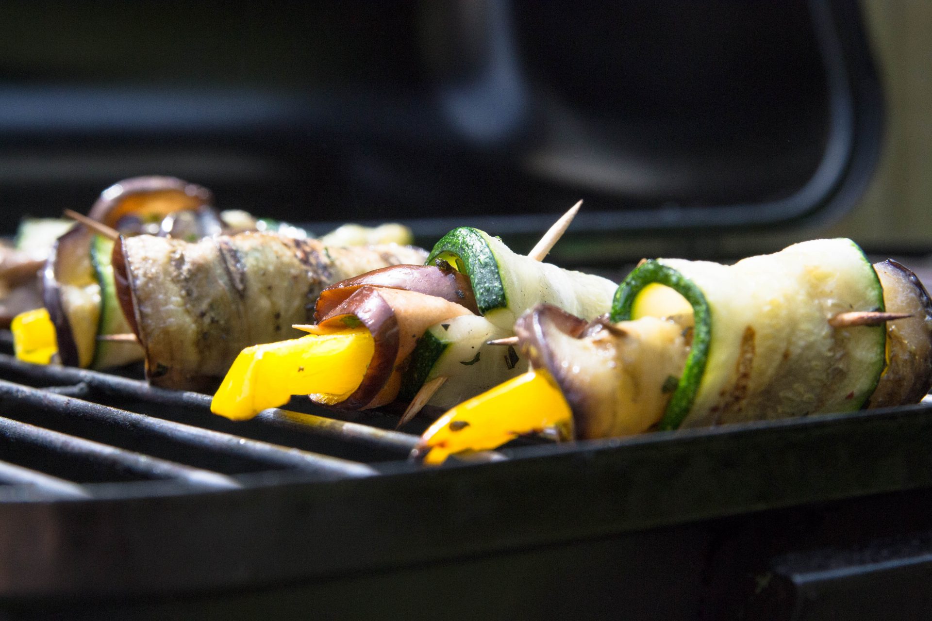 Gemüserollen vom Grill