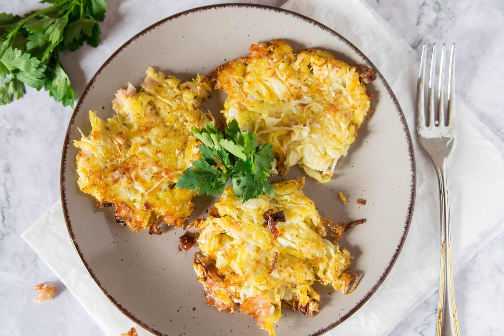 Sauerkraut-Kartoffel-Rösti