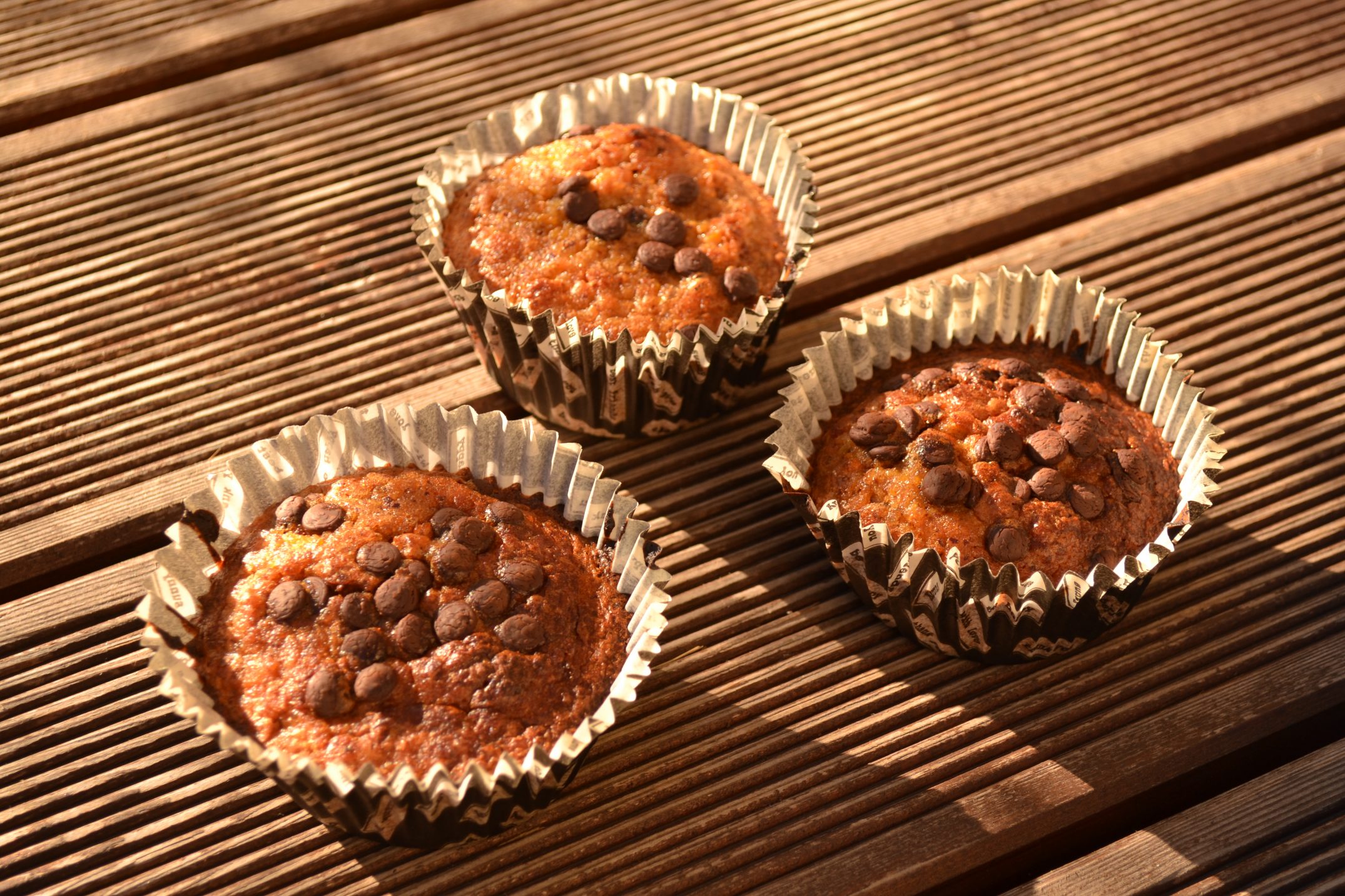 Karottenmuffins aus Vollmehl