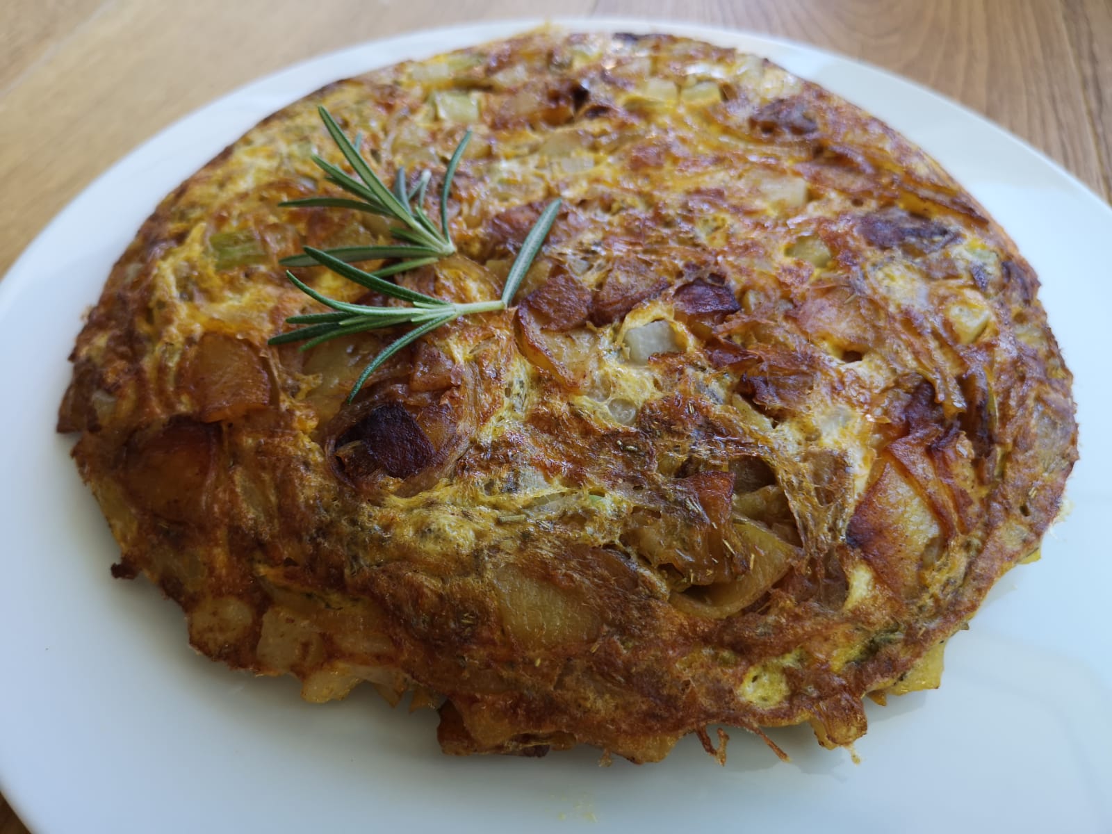 Tortilla mit Fenchel (Kartoffel-Omelette, spanisch)