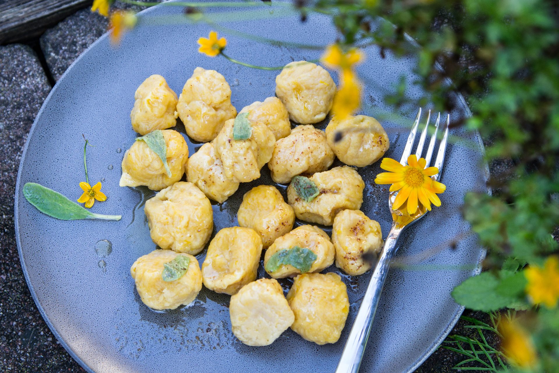 Kürbis-Gnocchi mit Salbei-Butter
