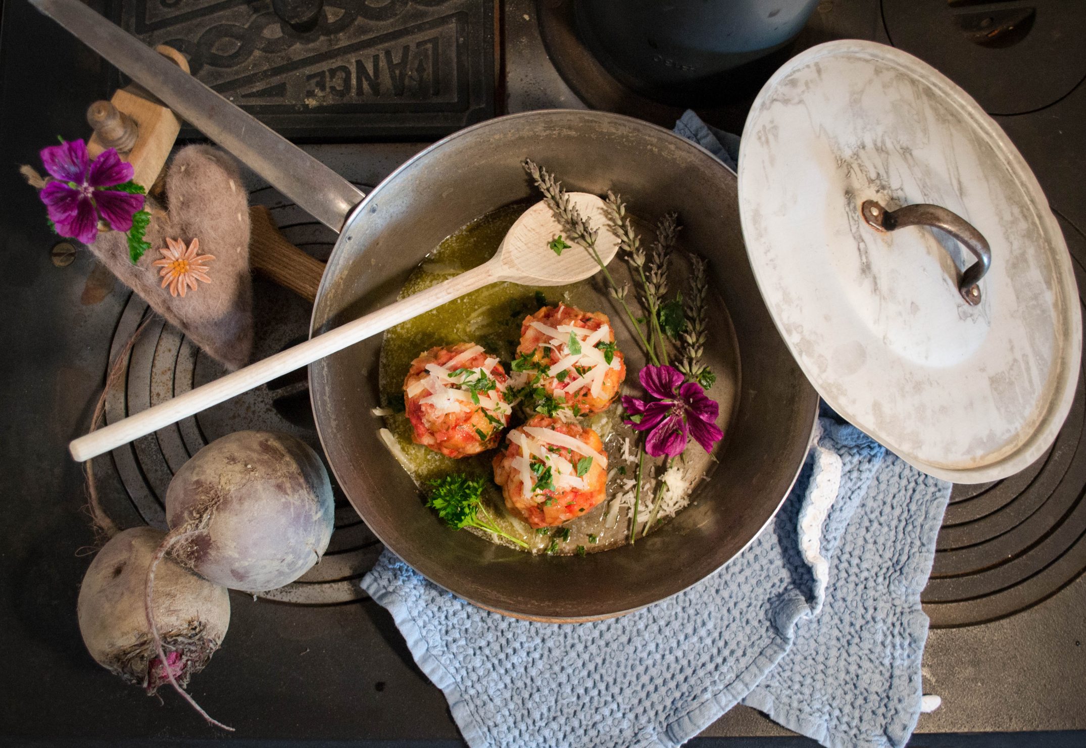 Südtiroler Rohnenknödel