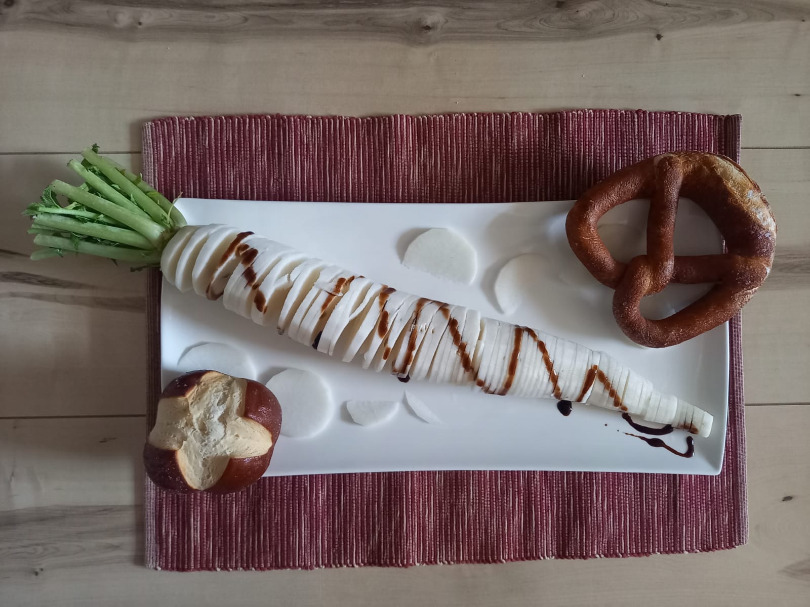 Bierrettich gesalzen, Radi wie vom Münchner Oktoberfest