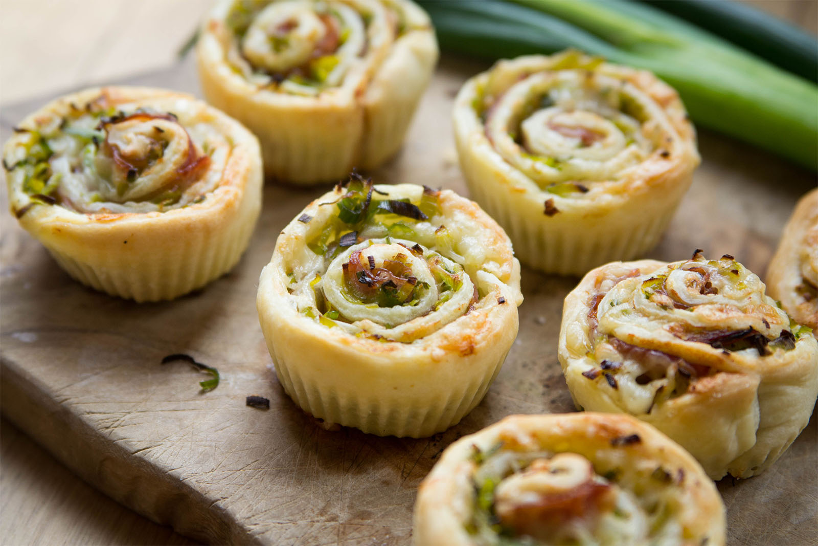 Pikante Lauch-Cupcakes