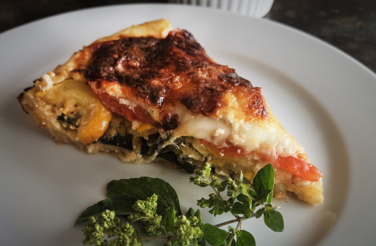 Melanzani-Zucchini-Tomaten-Tarte
