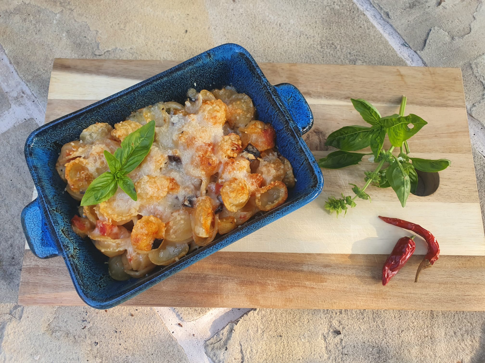 Pasta alla Norma, Sizilianischer Nudelauflauf mit Melanzani