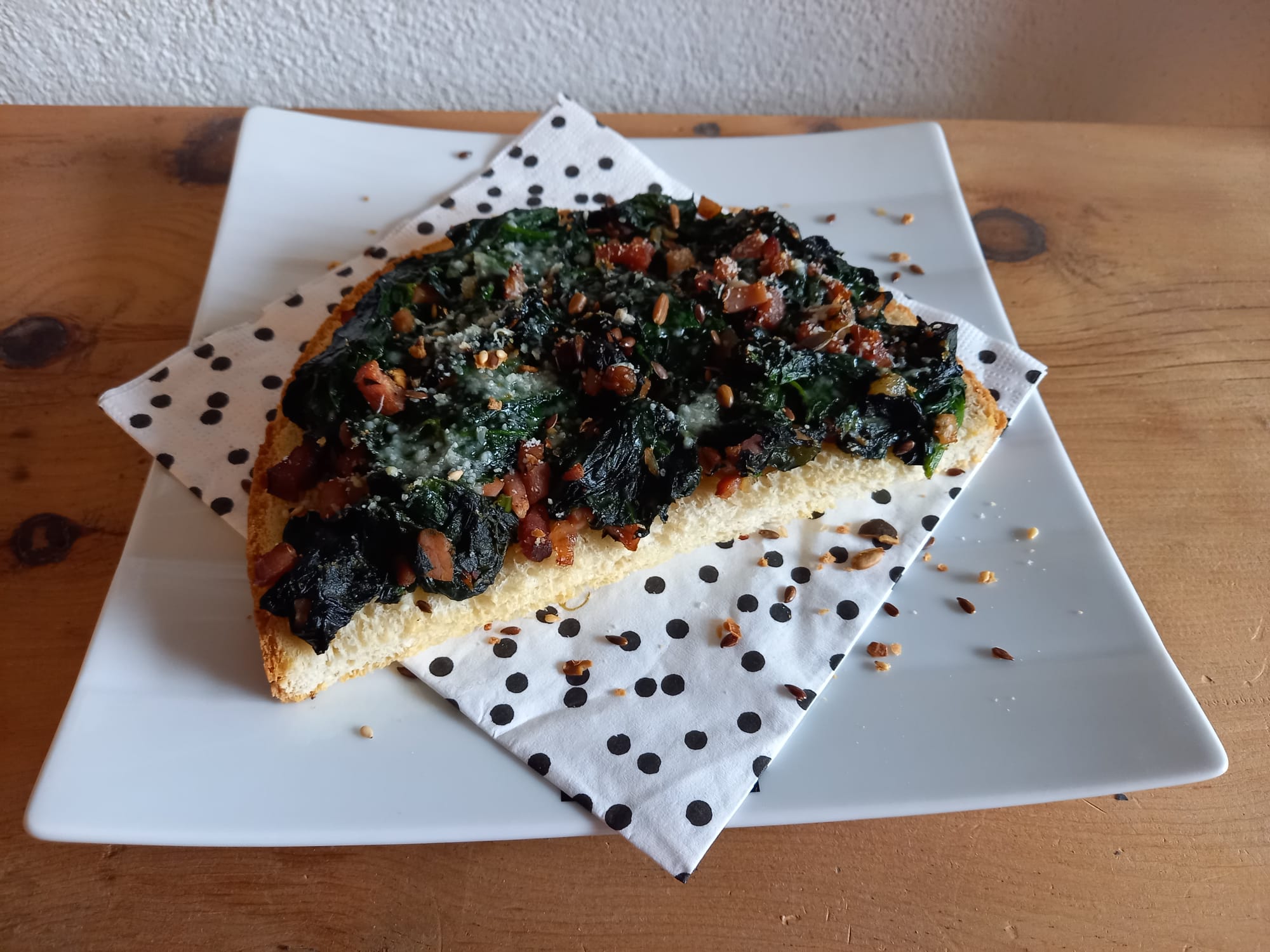 Spinat-Bruschetta