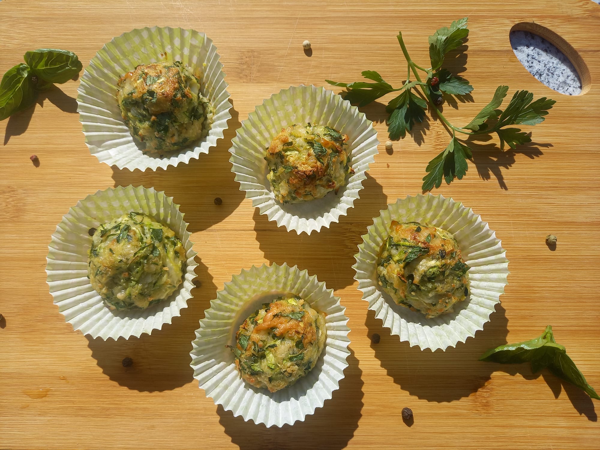 Pikante Zucchini-Muffins