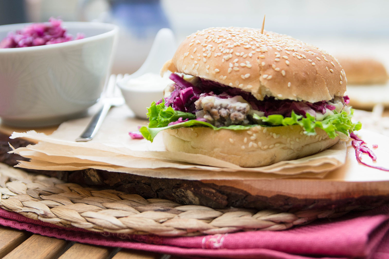 Blaukraut-Burger