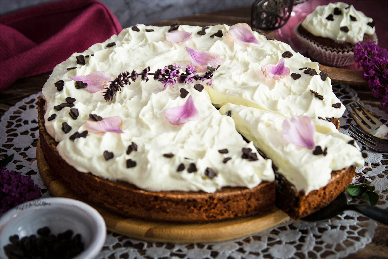 Rohnen-Torte mit Mascarpone-Creme