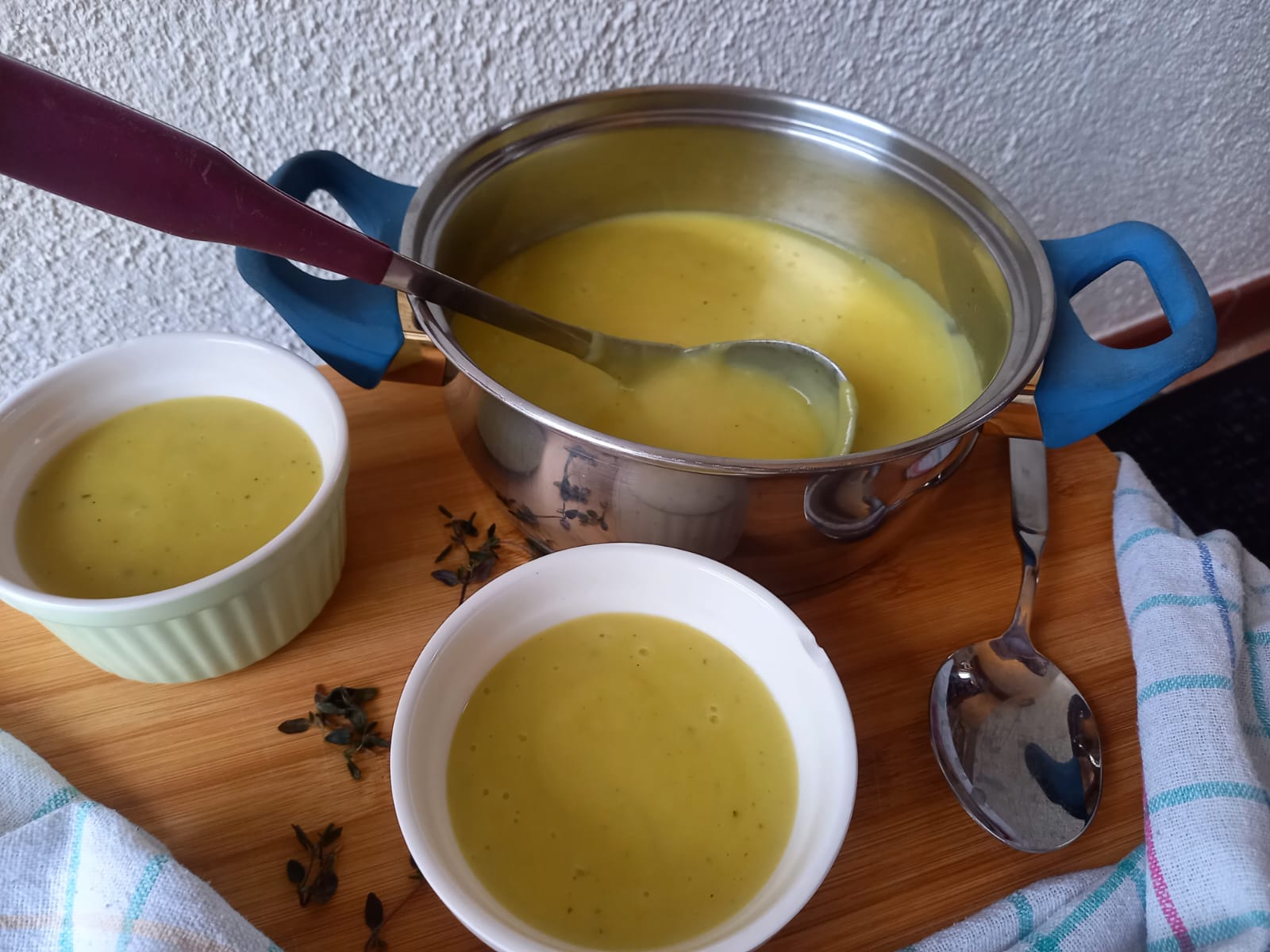 Lauchcremesuppe