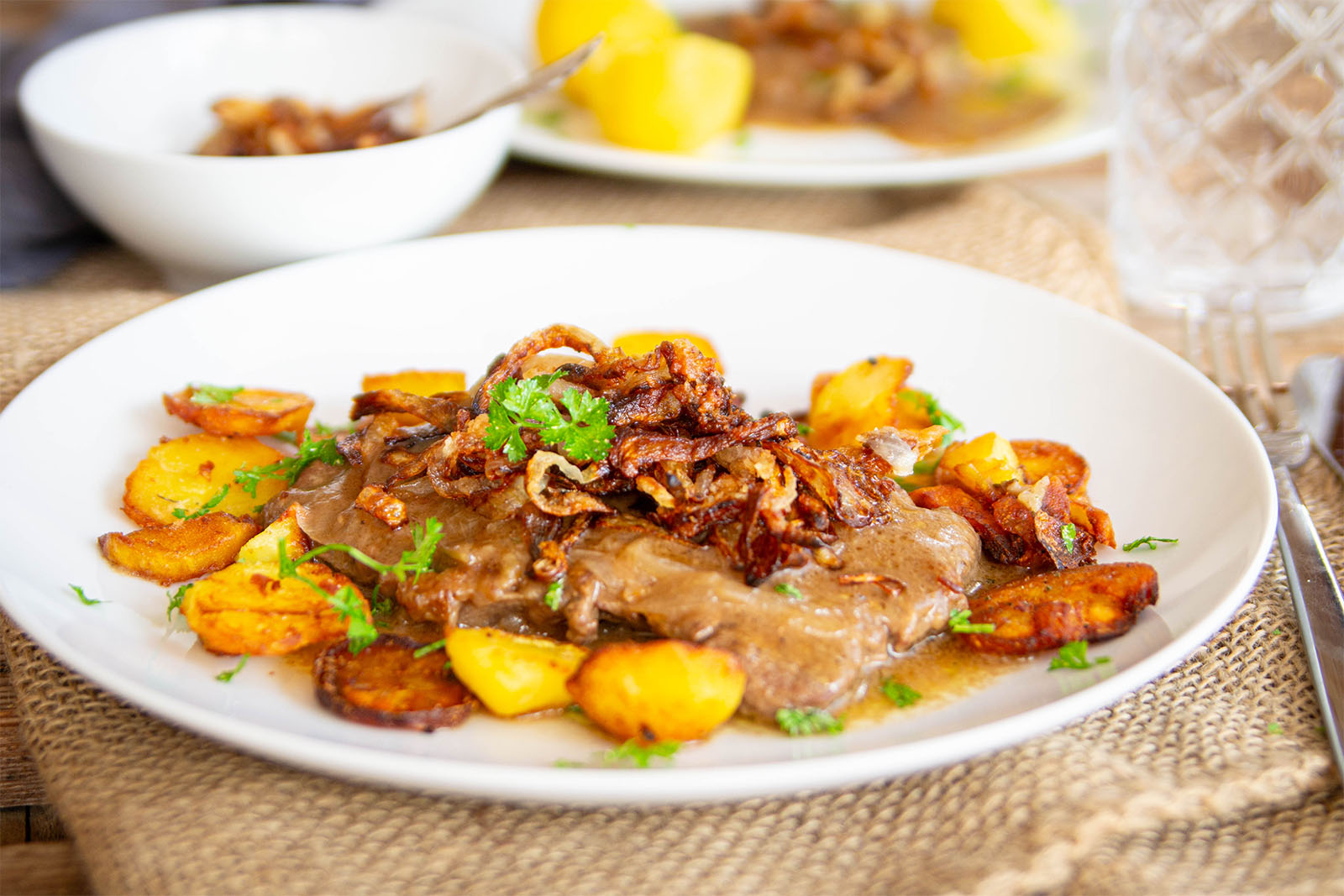 Wiener Zwiebelrostbraten