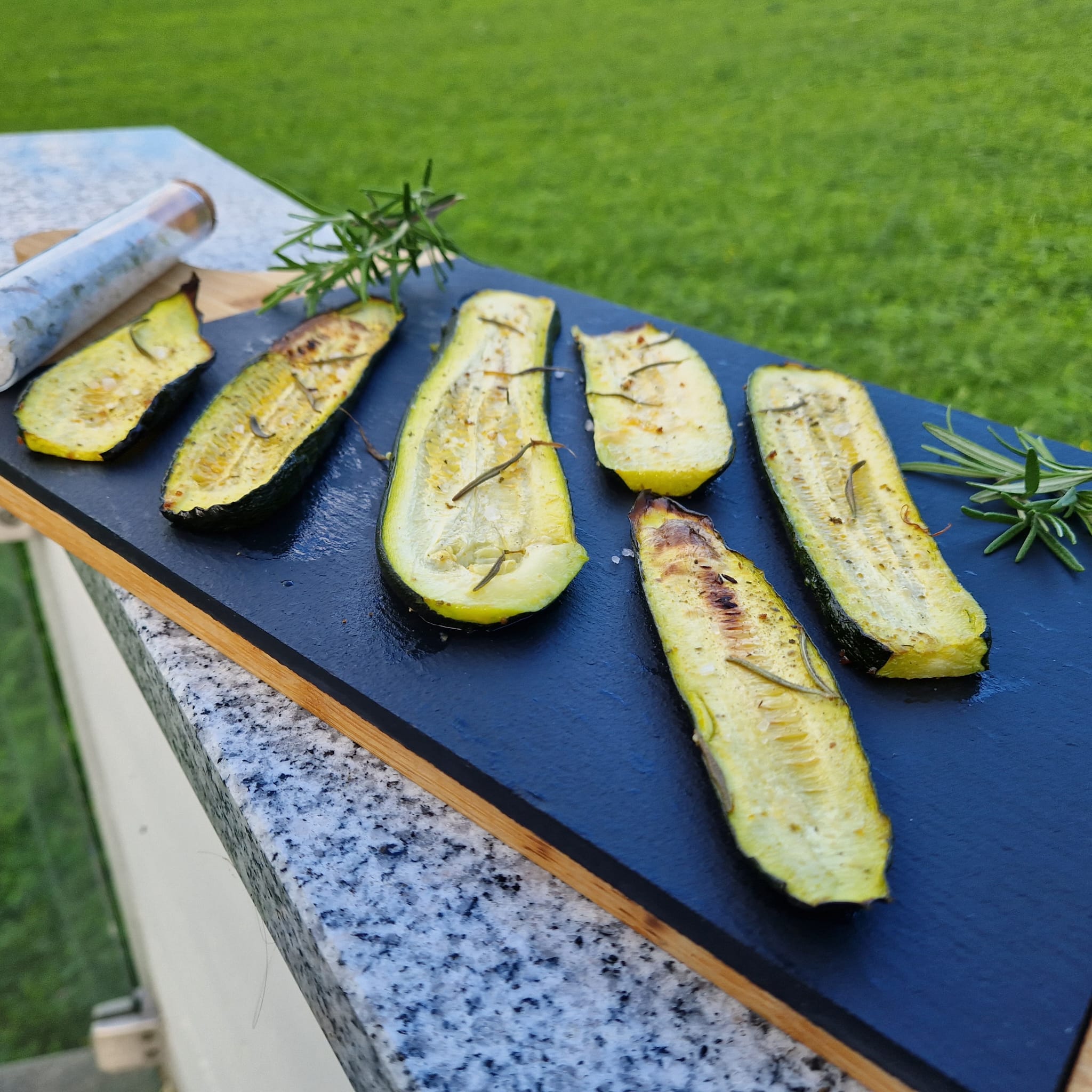 Zucchini aus dem Rohr