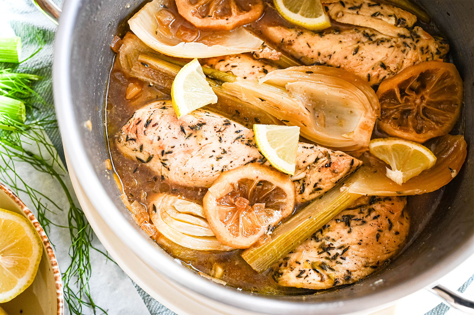 Hühnerbrust mit Zitronen-Fenchel