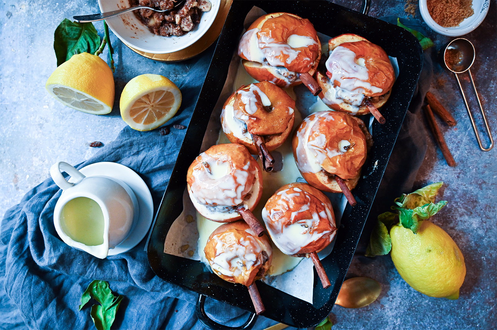 Bratäpfel mit Nuss-Marzipan-Fülle