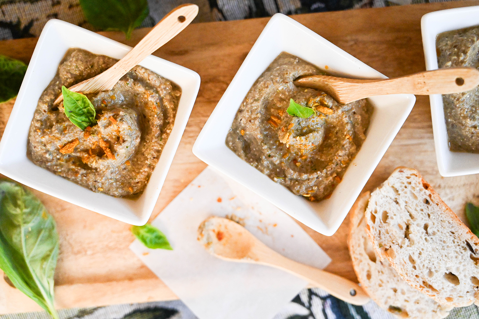 Zucchini-Oliven-Aufstrich