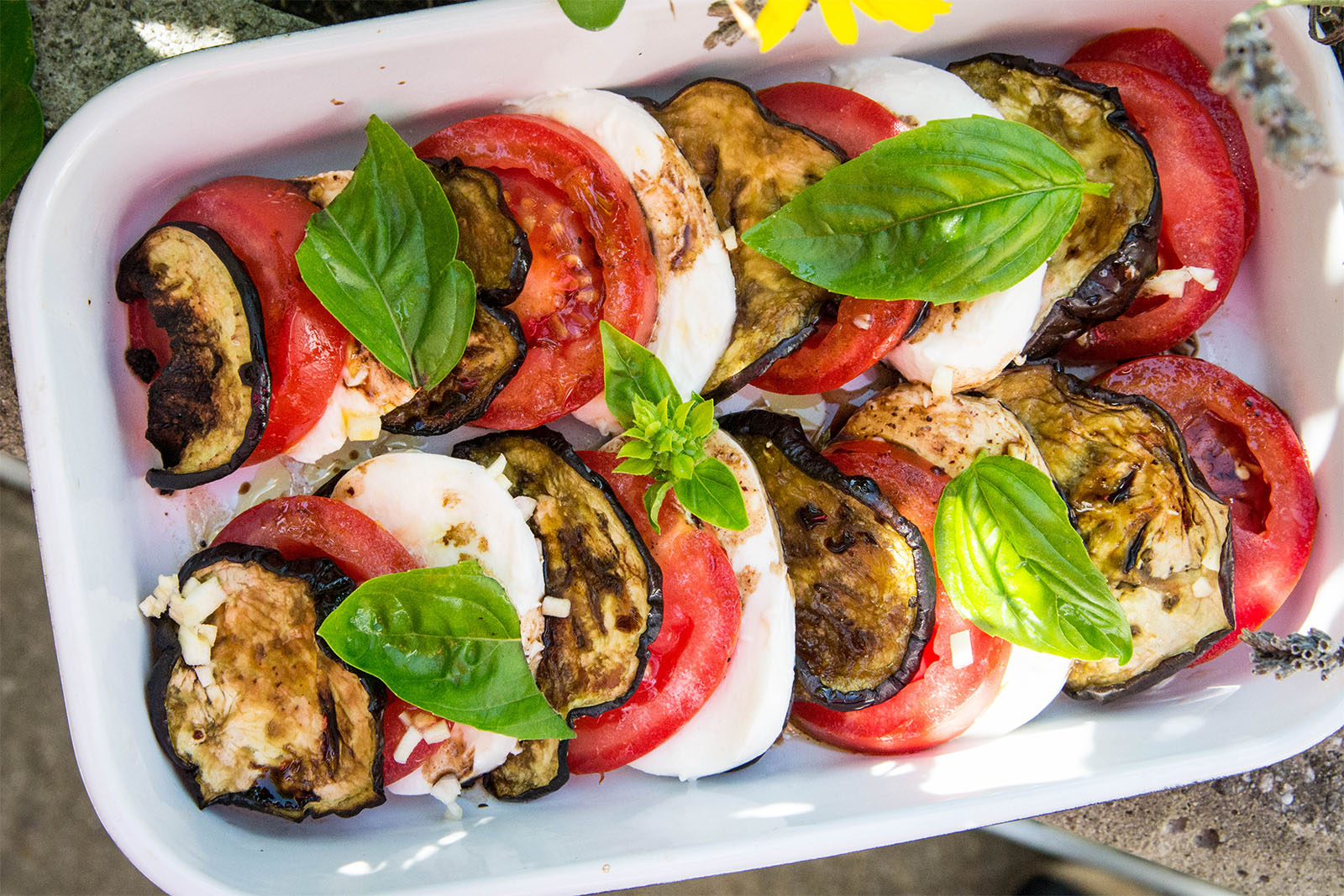Melanzani-Caprese
