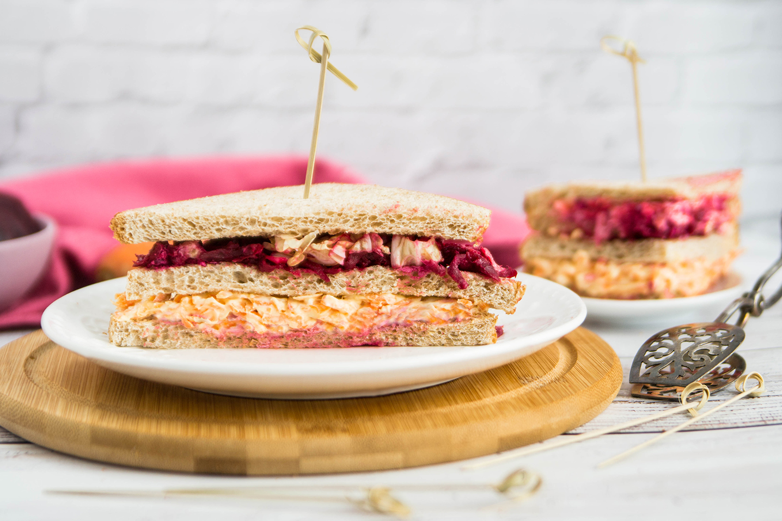 Buntes Winter-Sandwich