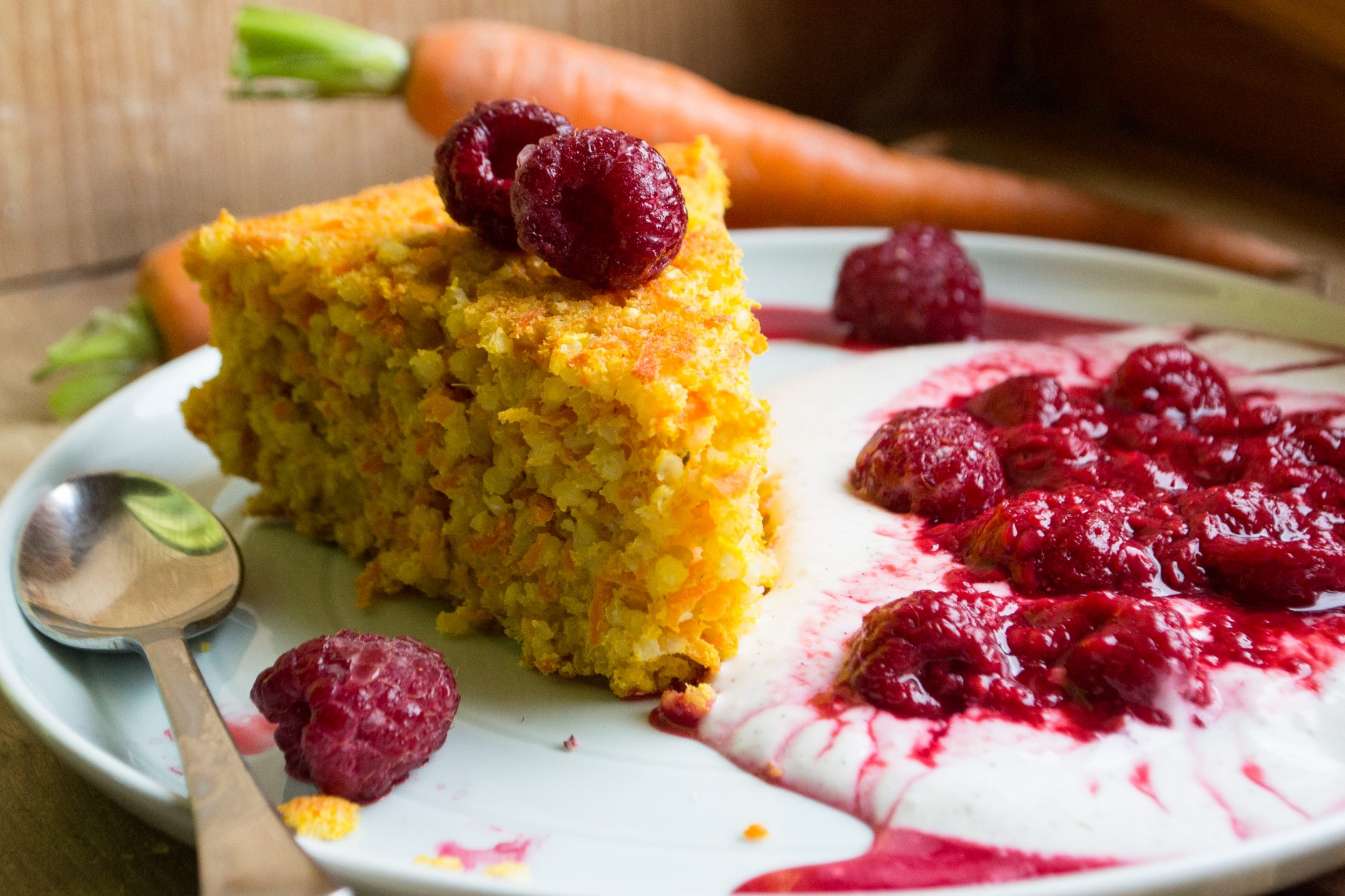 Karotten-Hirse-Kuchen
