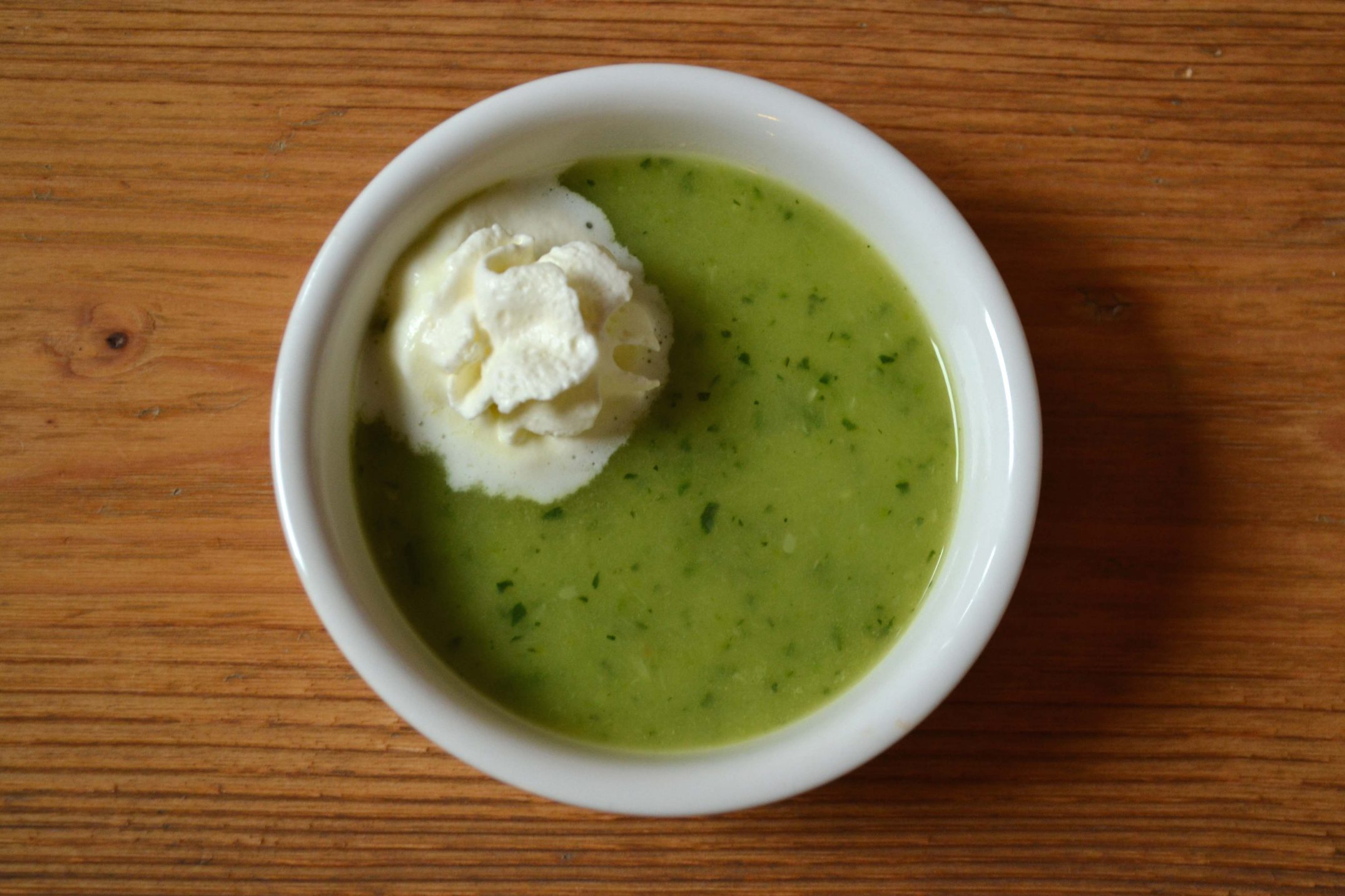 Kalte Zucchinicremesuppe … für heiße Tage!