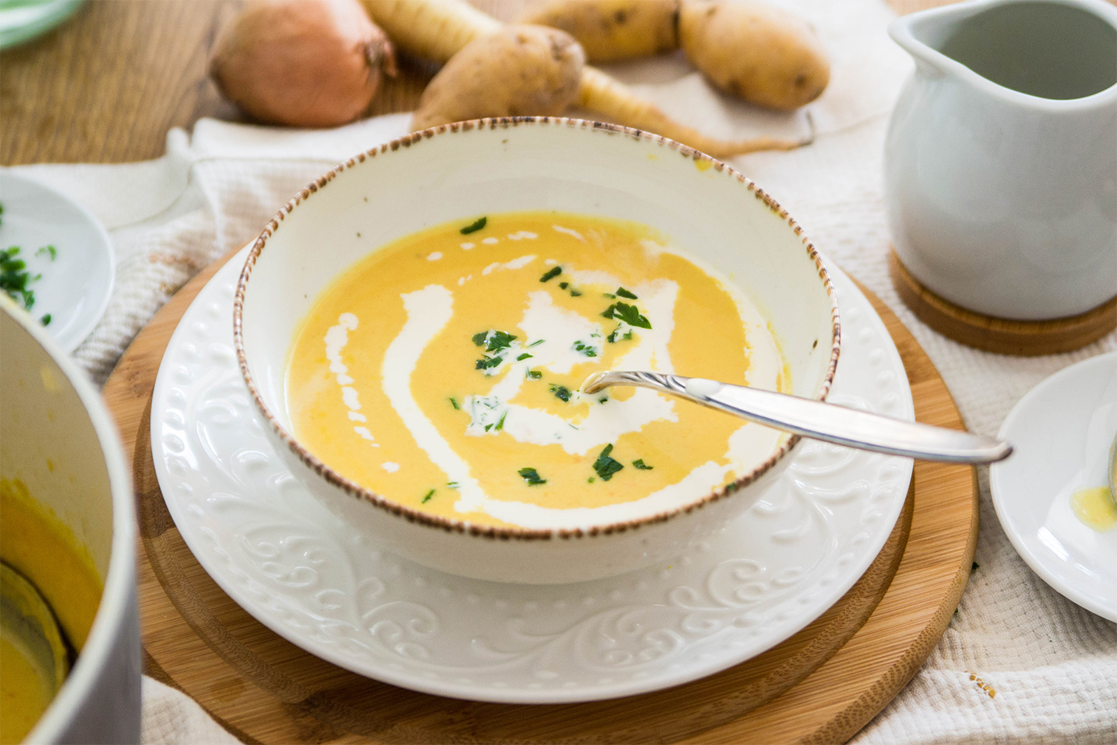 Winterliche Gemüsecremesuppe