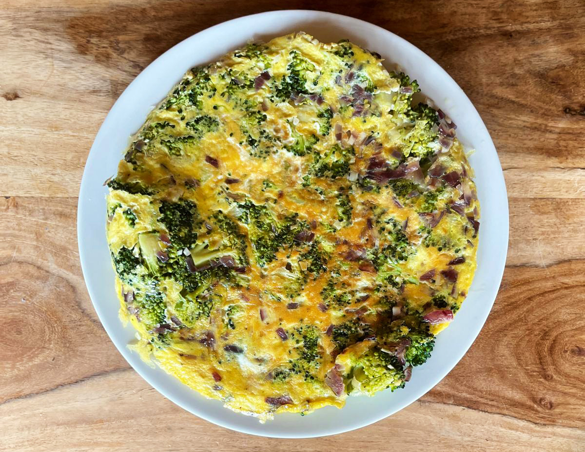 Broccoli-Omelette mit Käse